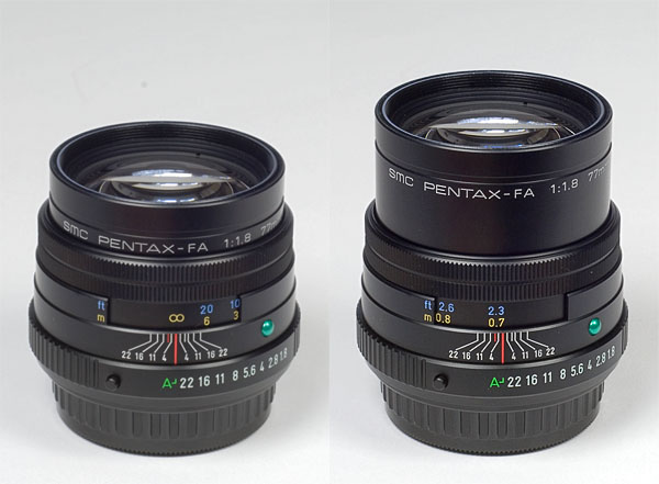 発売 染井吉野様 F1.8 77mm PENTAX-FA smc 2007 レンズ(単焦点)
