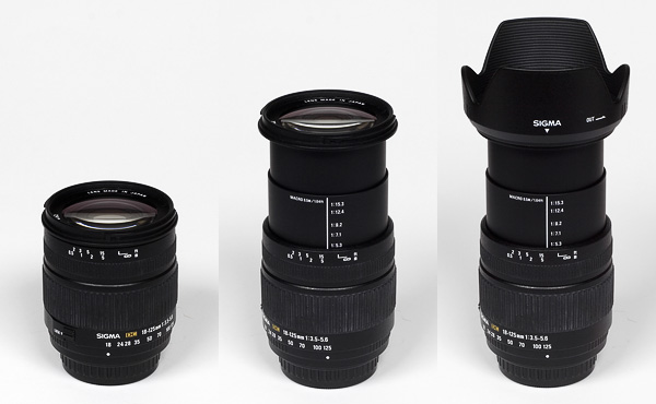 Sigma AF 18-125mm f/3.5-5.6 DC (Pentax K) - Review / Lab Test Report